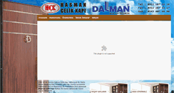 Desktop Screenshot of hasmancelikkapi.com